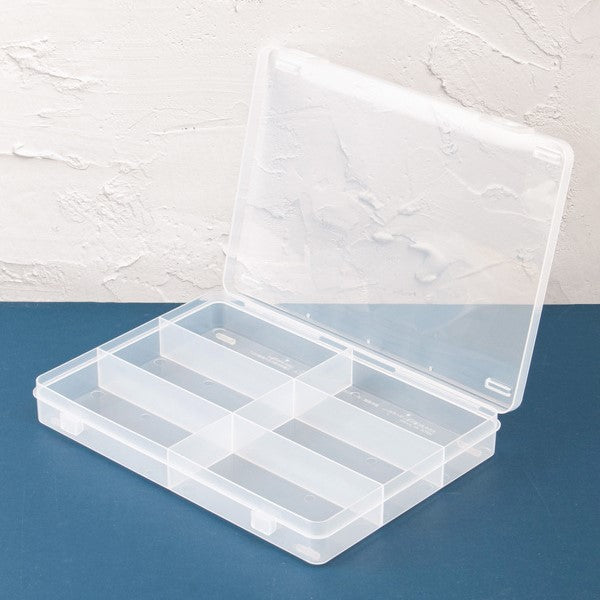 [Ready Stock] Daiso - 6-Compartment Clear Case
