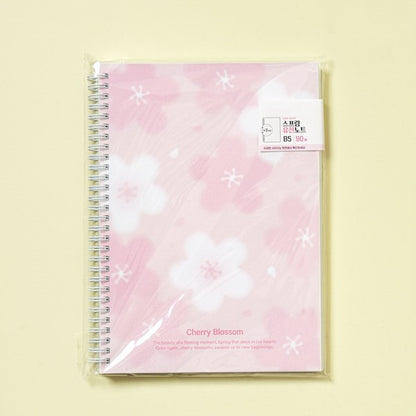 Daiso - Whispers of Spring B5 Notebook 90 Sheets