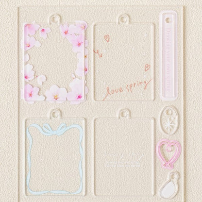 Daiso - Whispers of Spring Acrylic Cherry Blossom Keychain