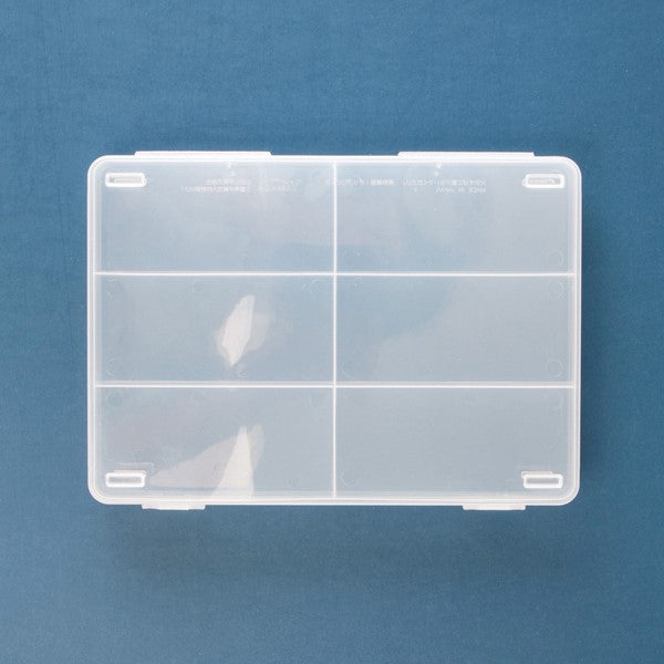 [Ready Stock] Daiso - 6-Compartment Clear Case