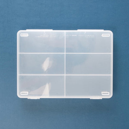 [Ready Stock] Daiso - 6-Compartment Clear Case