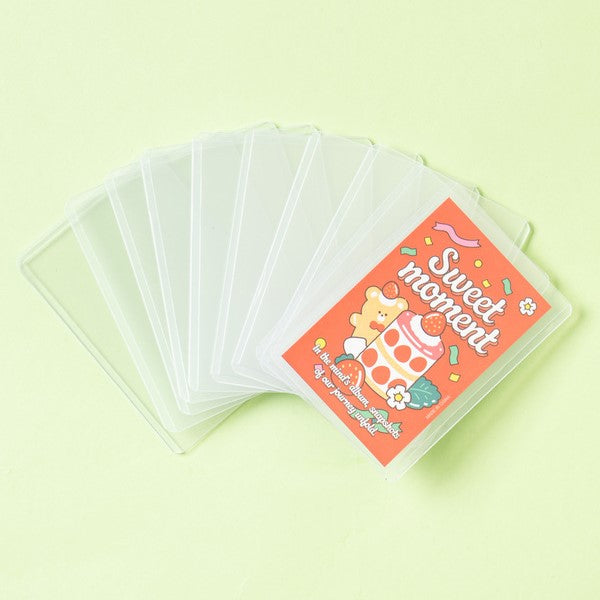 Daiso - Transparent Mini Toploader 10pcs