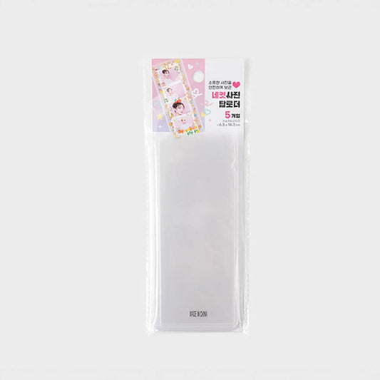 Daiso - 4cut Toploader 5pcs