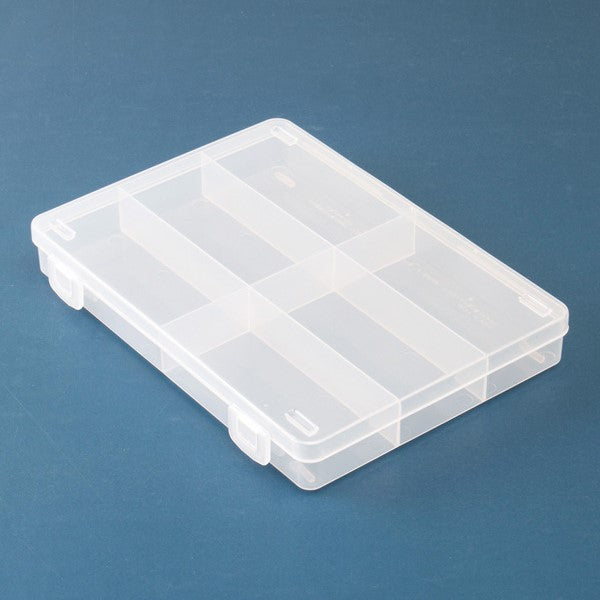 [Ready Stock] Daiso - 6-Compartment Clear Case