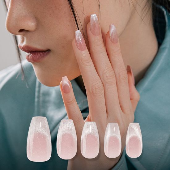 [TWICE Nayeon Pick] Finger Suit - Glass Press On Nails