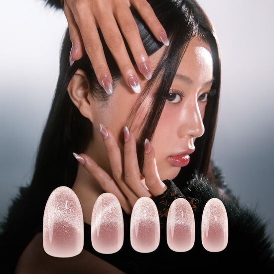 [TWICE Nayeon Pick] Finger Suit - Glass Press On Nails