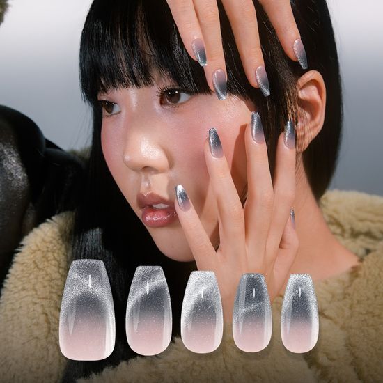 [TWICE Nayeon Pick] Finger Suit - Glass Press On Nails