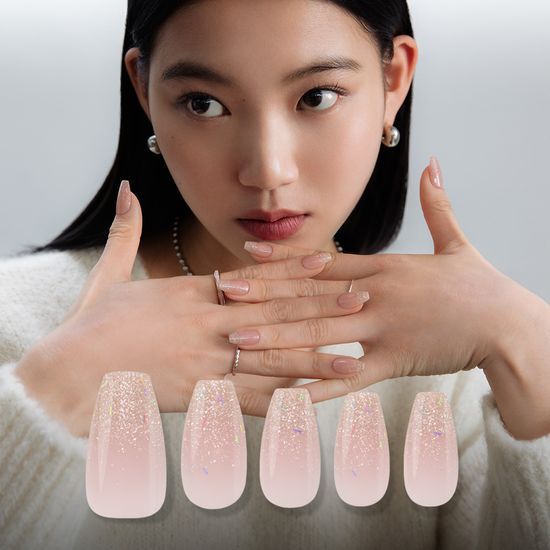 [TWICE Nayeon Pick] Finger Suit - Glass Press On Nails