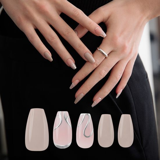 [TWICE Nayeon Pick] Finger Suit - Glass Press On Nails
