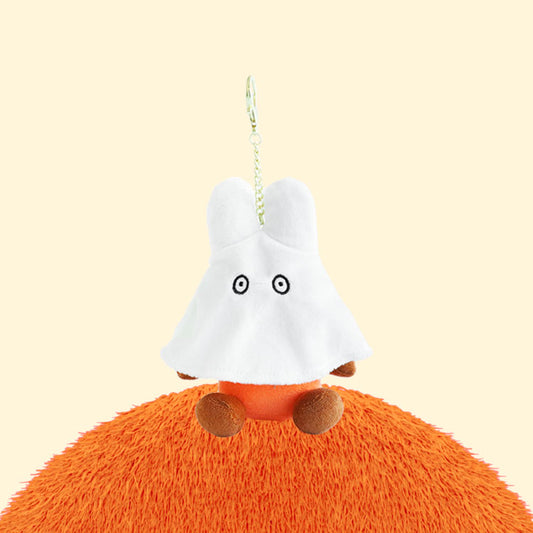 Miffy - Ghost Miffy Plush Keyring 15cm