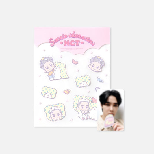 NCT X SANRIO CHARACTERS - CLEAR STICKER + PHOTOCARD SET