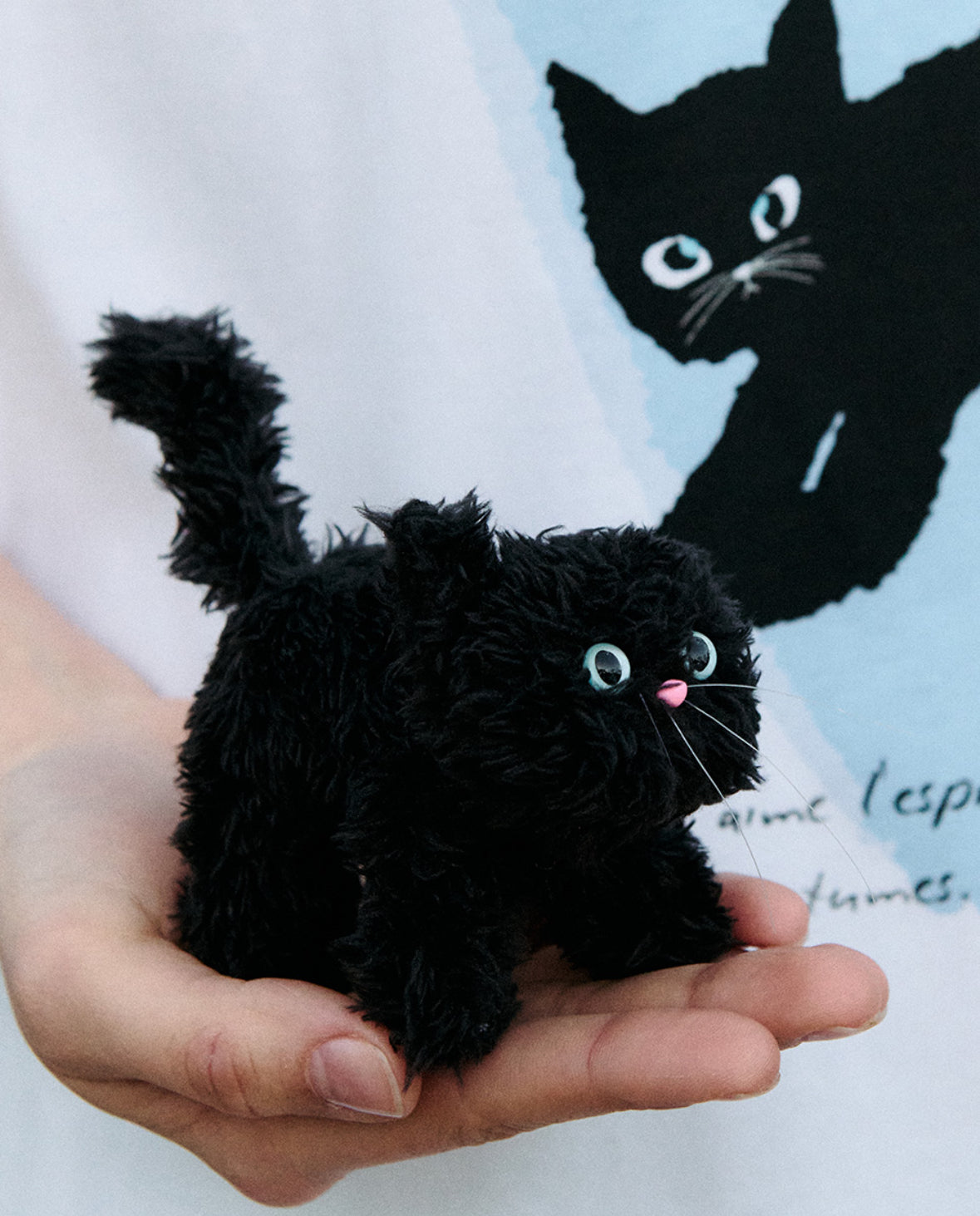 [TWS DoHoon Pick]ROLA CAT FRIENDS KEYRING BLACK
