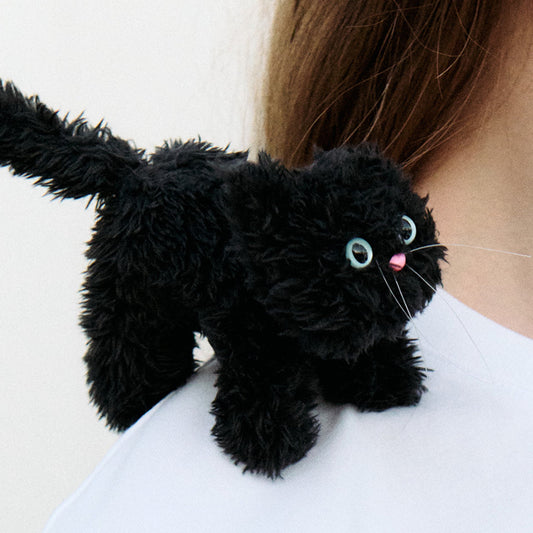 [TWS DoHoon Pick]ROLA CAT FRIENDS KEYRING BLACK