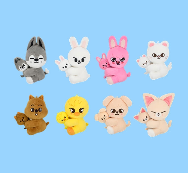 Stray Kids [STAY DAY] dominATE : celebrATE POP-UP MD SKZOO MAGNET PLUSH SET