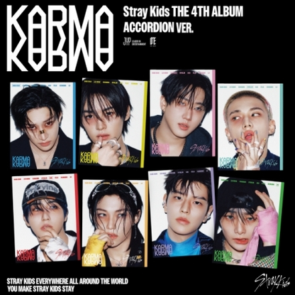 Stray kids 4th Full Album [KARMA] (ACCORDION VER.) - BDM POB