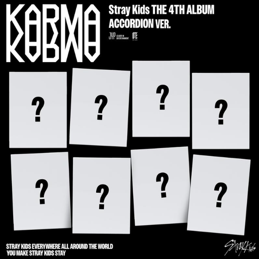 Stray kids 4th Full Album [KARMA] (ACCORDION VER.)(Set)