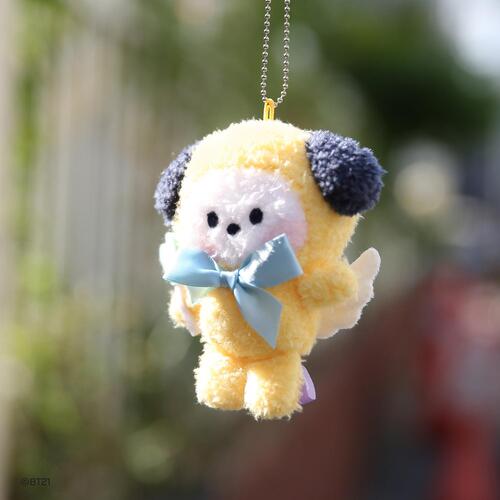 [Ready Stock] BT21 - Minini Doll Keyring [Angel]