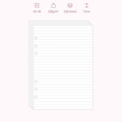 Minuit - A6 Binder Diary Refill Sheets