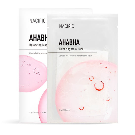 Nacific - Pink AHABHA Balancing Mask Pack 10ea (1box)