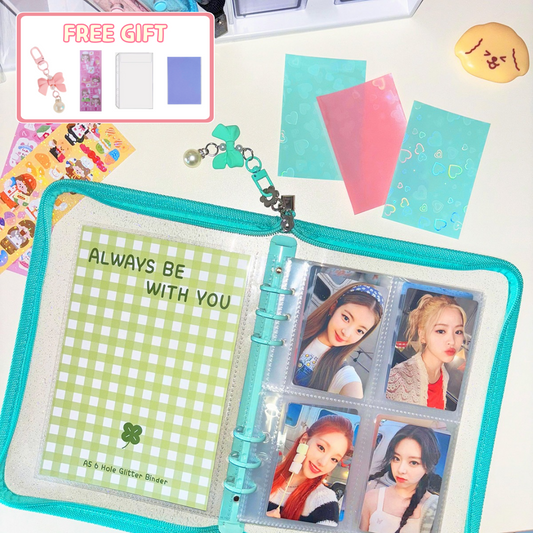 [Ready Stock] SH Plaza - A5 6 Ring Glitter Binder