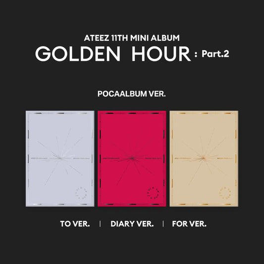 Ateez - 11th Mini Album [GOLDEN HOUR : Part.2] POCA ALBUM