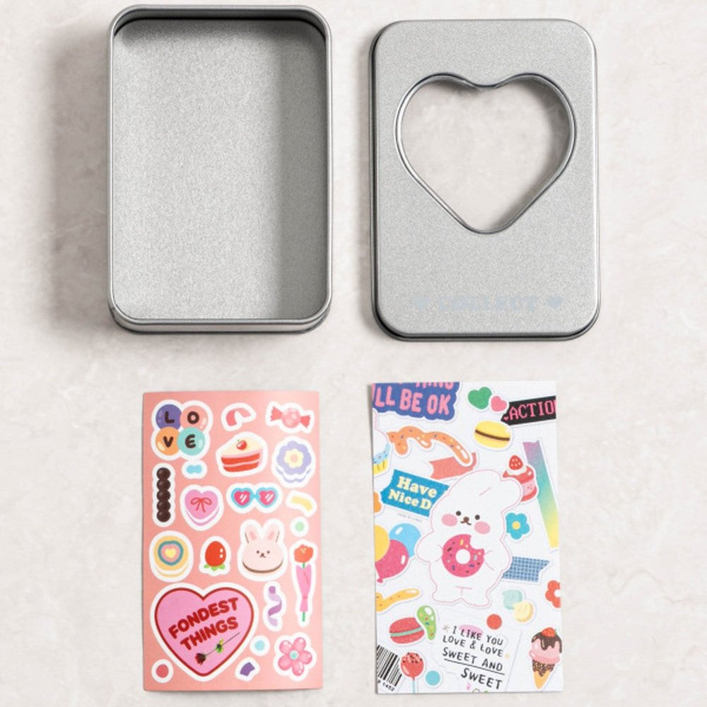 Daiso - Photocard Tin Case Sticker included